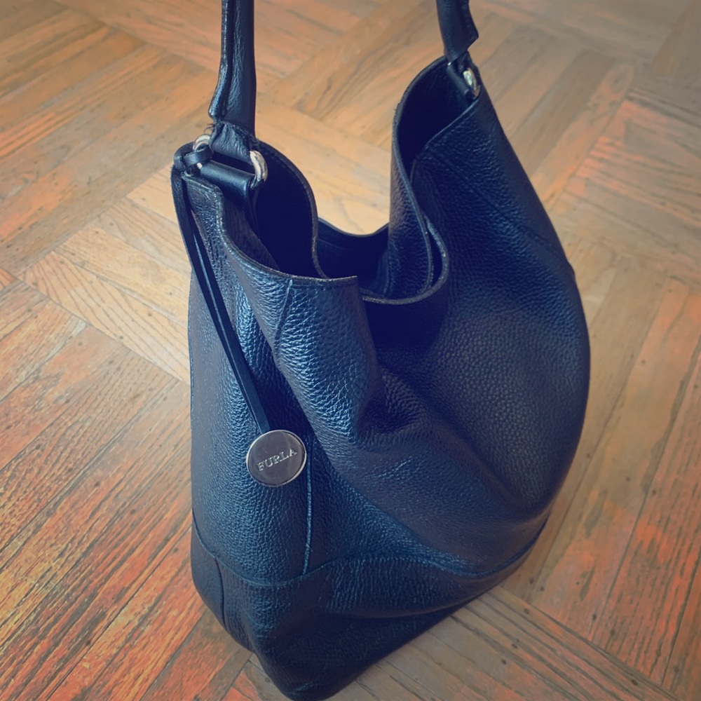 Girls leather tote